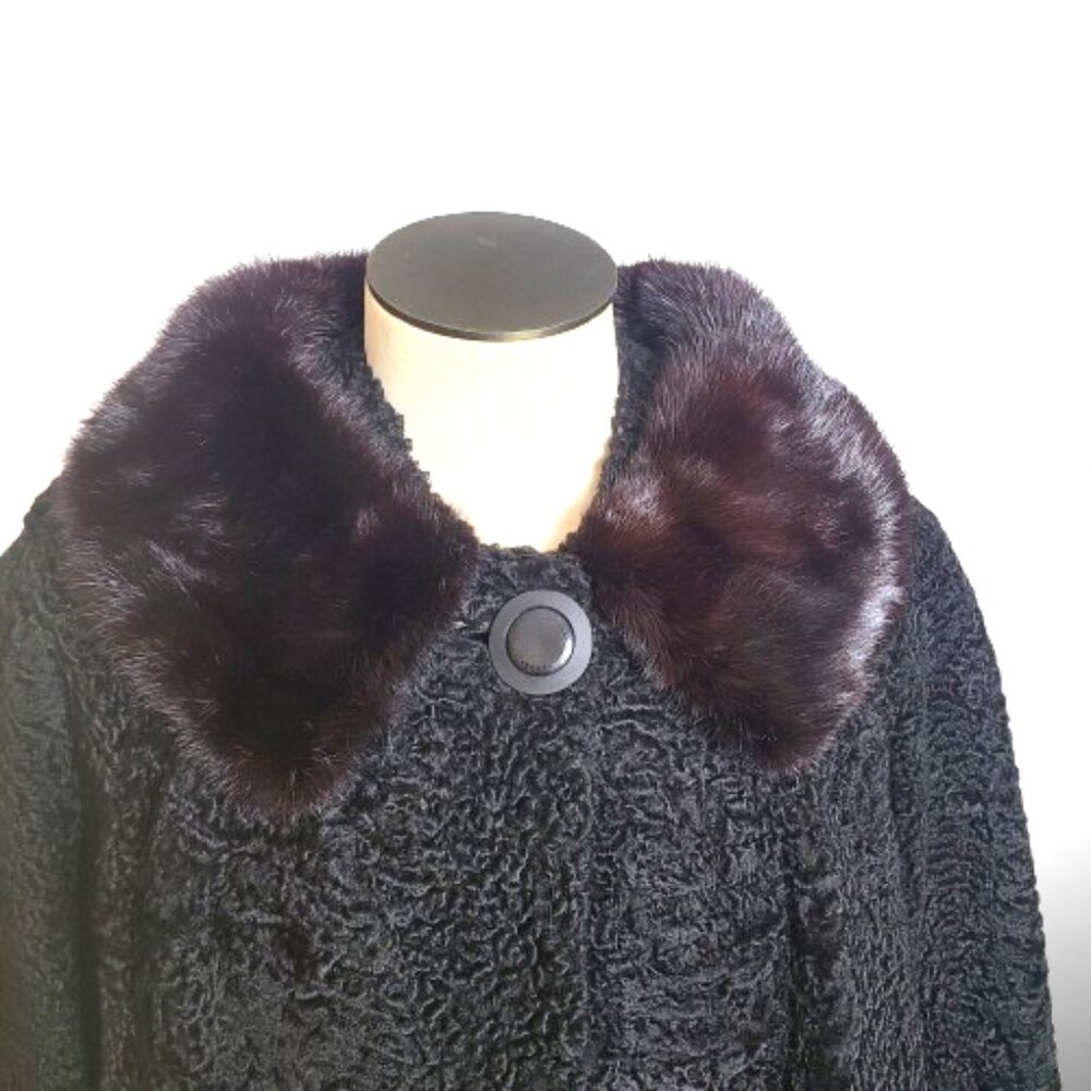 Miller Brothers Baltimore Vintage Fur Collar Coat - Stunning - Picture 2 of 12